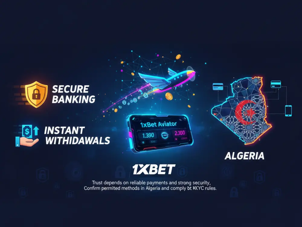 Secure Banking and Instant Withdrawals for 1xBet Aviator in Algeria