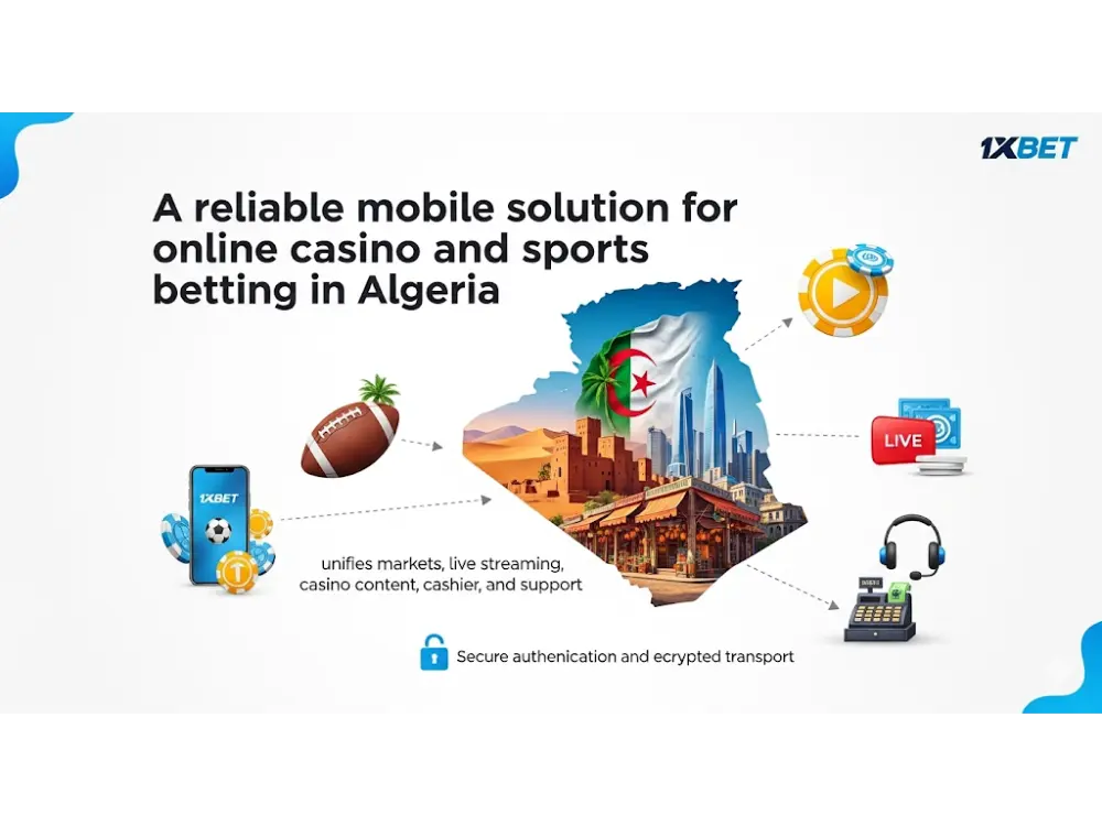 Aperçu de l'application mobile 1xBet en Algérie
